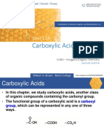 Unit 15A: Carboxylic Acids