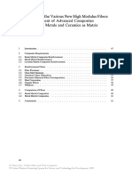 Comparison of The Various New High Modulus Fibers For Reinforcement of Advanced Composites With Polymers, Metals and Ceramics As Matrix