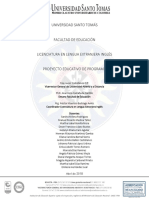 Pep - Licenciatura en Lengua Extranjera Inglés PDF