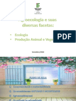 Aula III - Agroecologia e Suas Diversas Facetas - Ecologia