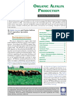 Rganic Lfalfa Roduction: Ntroduction