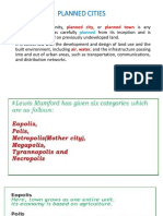 8-Urban Planning-23-Jul-2019Material - II - 23-Jul-2019 - Planned - and - Unplanned - Cities PDF