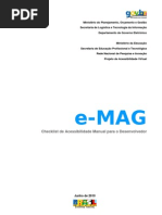eMAG Checklist Acessibilidade Desenvolvedores