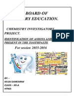 Identification on Anion and Cation in Toothpaste (1)