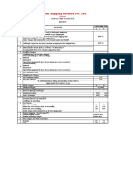 Export Tariff PDF