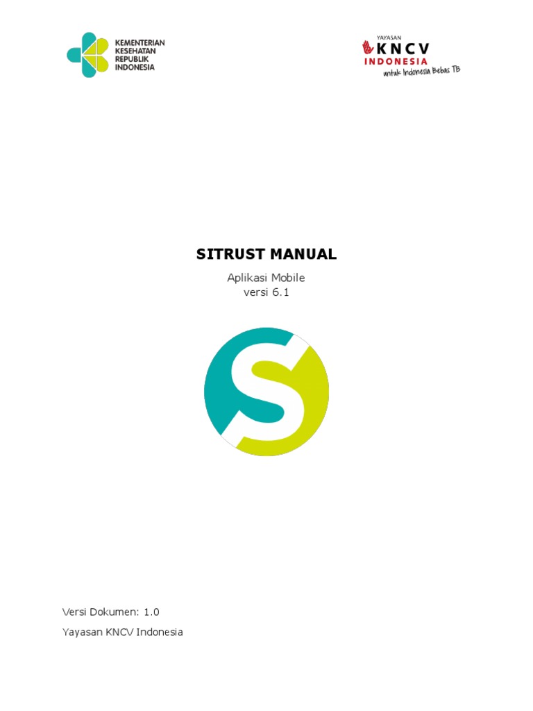 Panduan Aplikasi SITRUST Versi 6.1 | PDF
