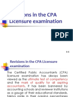 Revisions in The CPA Licensure Examination