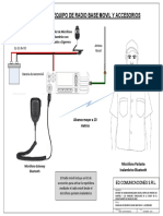 Diagrama de Equipo de Radio Base Movil y Accesorios