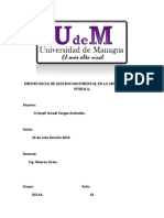 Importancia de La Gestión Documental para La Administración Pública