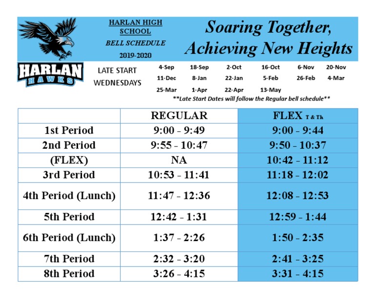 Harlan Bell Schedule With Dates 1920 PDF Warfare Of The Industrial