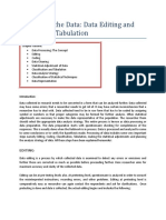 Tabulation Coding and Editing