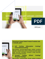 Sistem Biaya Standar (Variabelcosting) PDF