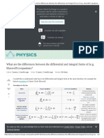 Maxwell's Equations Summary Sheet