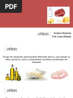 Bioquímica - Aula 5 - Lipídios