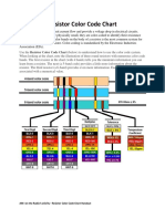 AM I On The Radio? Activity-Resistor Color Code Chart Handout