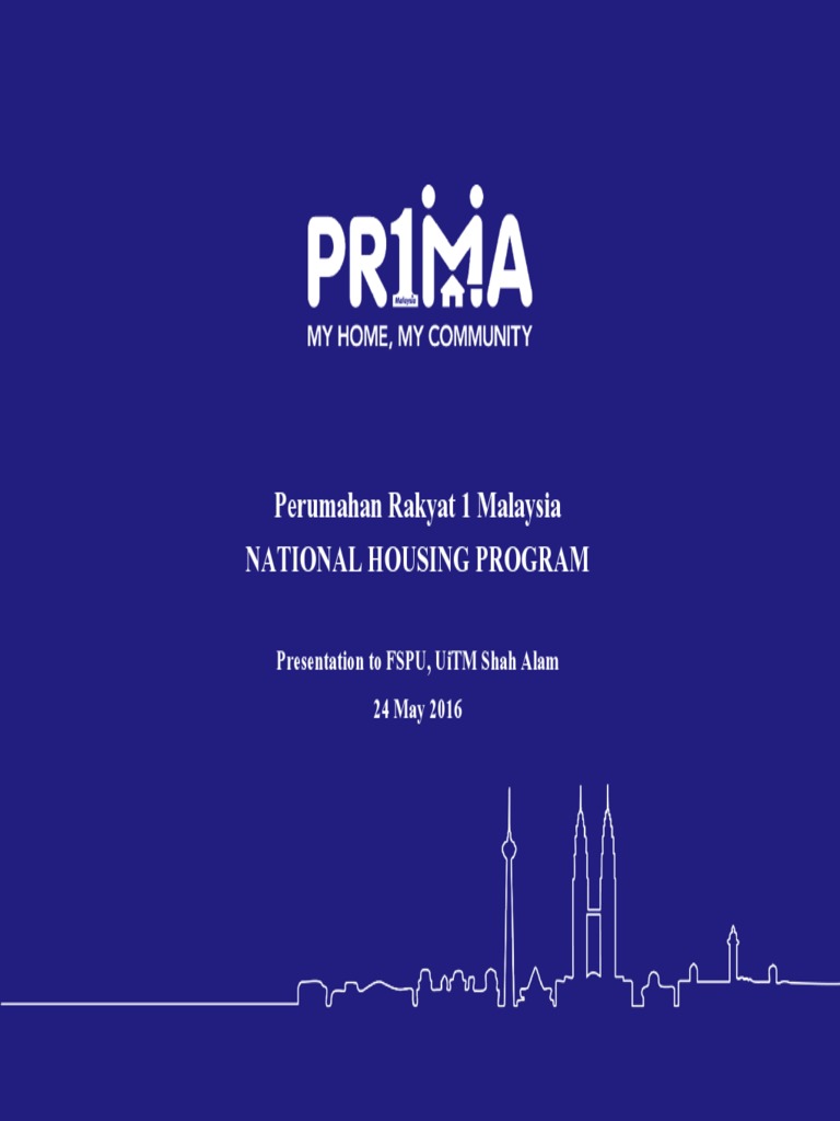 Perumahan Rakyat 1 Malaysia National Housing Program: 24 May 2016 ...