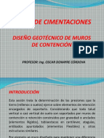 Taller Cimentaciones Muros de Contención