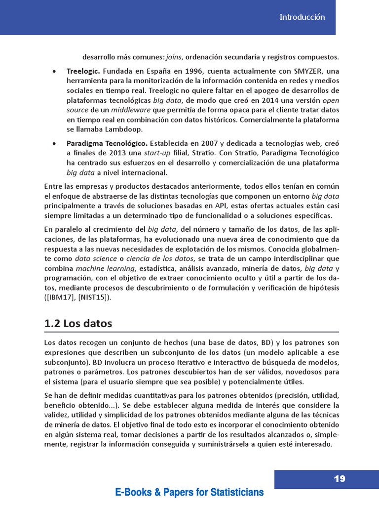 Big Data y Machine Learning en Python | PDF | Big Data | Procesamiento ...