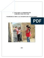 Guía intervención campaña casa casa tolerancia violencia hogares