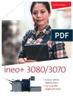 Ineo+ 3080/3070: Up To 4,399 Pages Per Hour