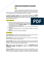 Guía para Juntas de Cotización o Licitación 2018