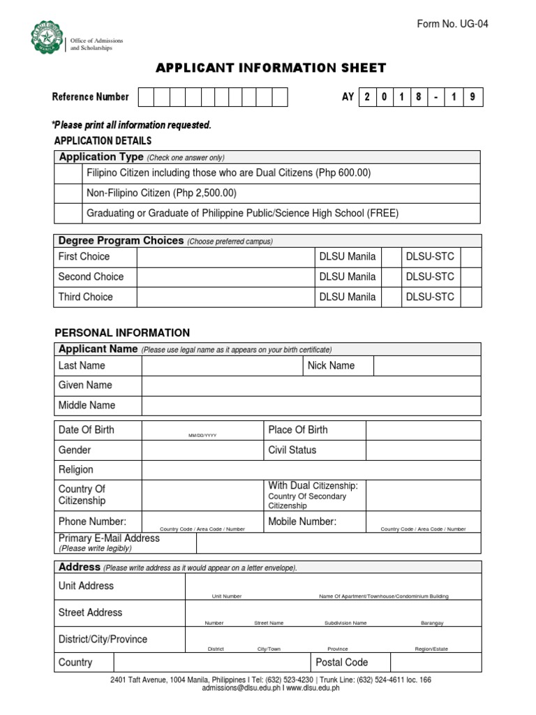 Manual Application Form PDF Citizenship Government And Personhood