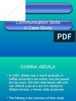 Communication Skills A Case Study