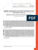 Barbarie y Civilizacion (Reflexiones Sobre La Educacion Popular en Argentina)