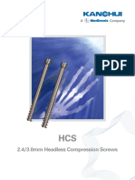 2.4&3.0 HCS Headless Screw - Brochure - 2014