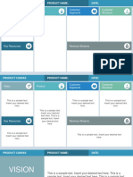 Vision Product Customer Segments Customer Structure