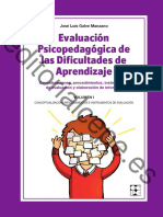 Editorialcepe - Es: Evaluación Psicopedagógica de Las Dificultades de Aprendizaje