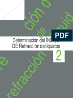 Determinación de Indice de Refracción