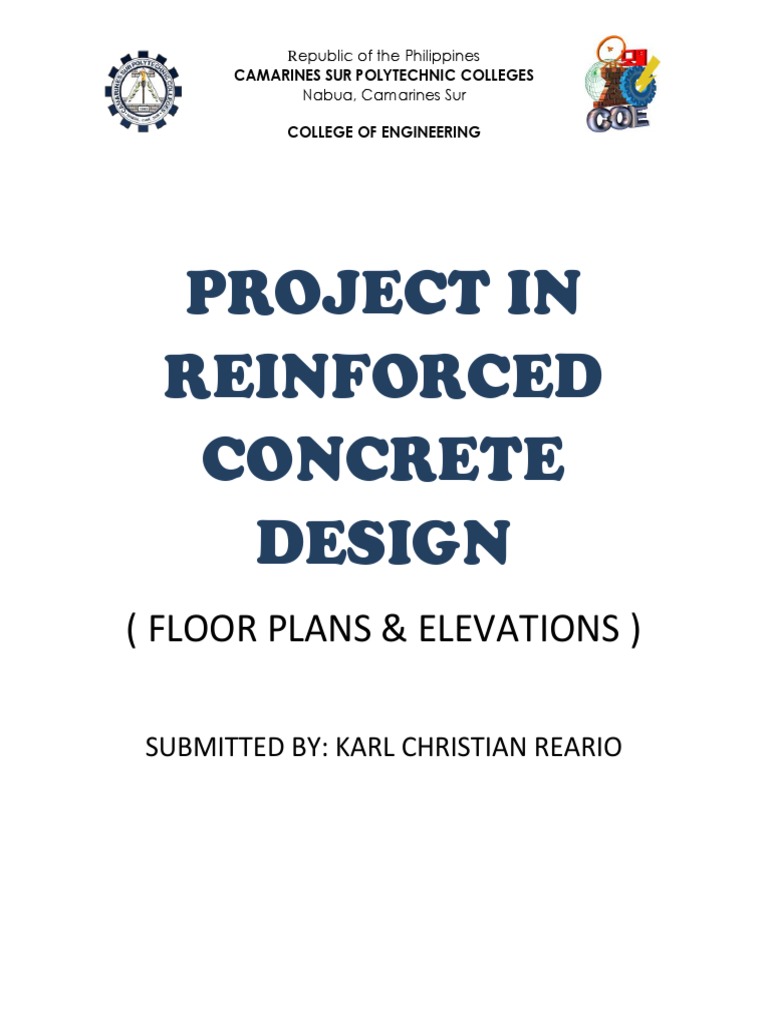 Project in Reinforced Concrete Design | PDF