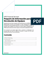 Informacion para Devolucion de Equipos