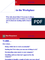 Ethics in The Workplace