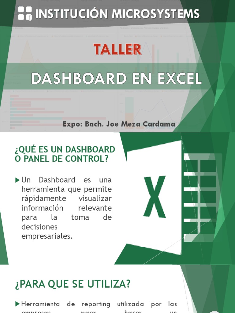 Creación de Dashboards en Excel | PDF | Microsoft Excel | Tabla (base ...