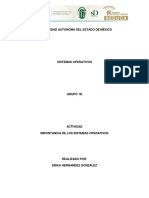 Importancia de Los Sistemas Operativos PDF