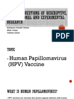 Human Papillomavirus Vaccine