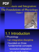 Homeostasis and Integration: The Foundations of Physiology