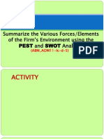 Pest & Swot Analysis