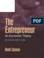 The Entrepreneur - An Rconomic Theory (2nd) - Mark Casson (Edward Elgar Publishing, 2003)