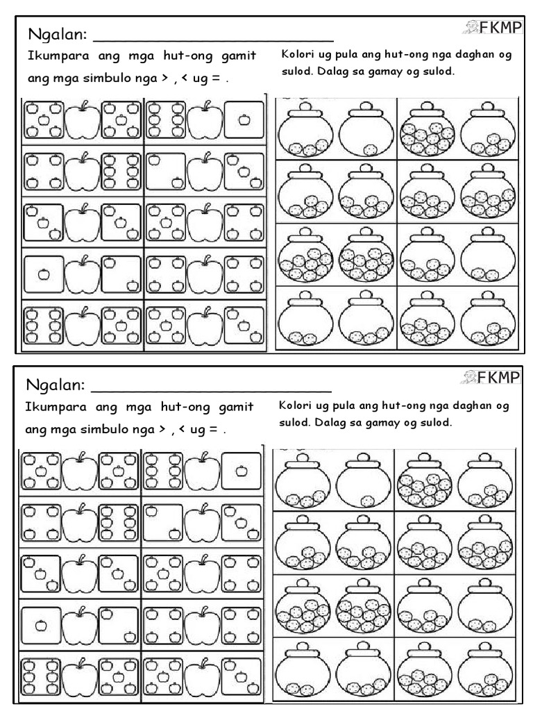 pin on worksheets mother tongue kindergarten worksheets bisaya
