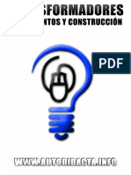 Conociendo El Mundo de Los TRANSFORMADORES Sus Fundamentos y Construcción PDF