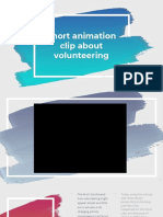 Short Animation Clip About Volunteering