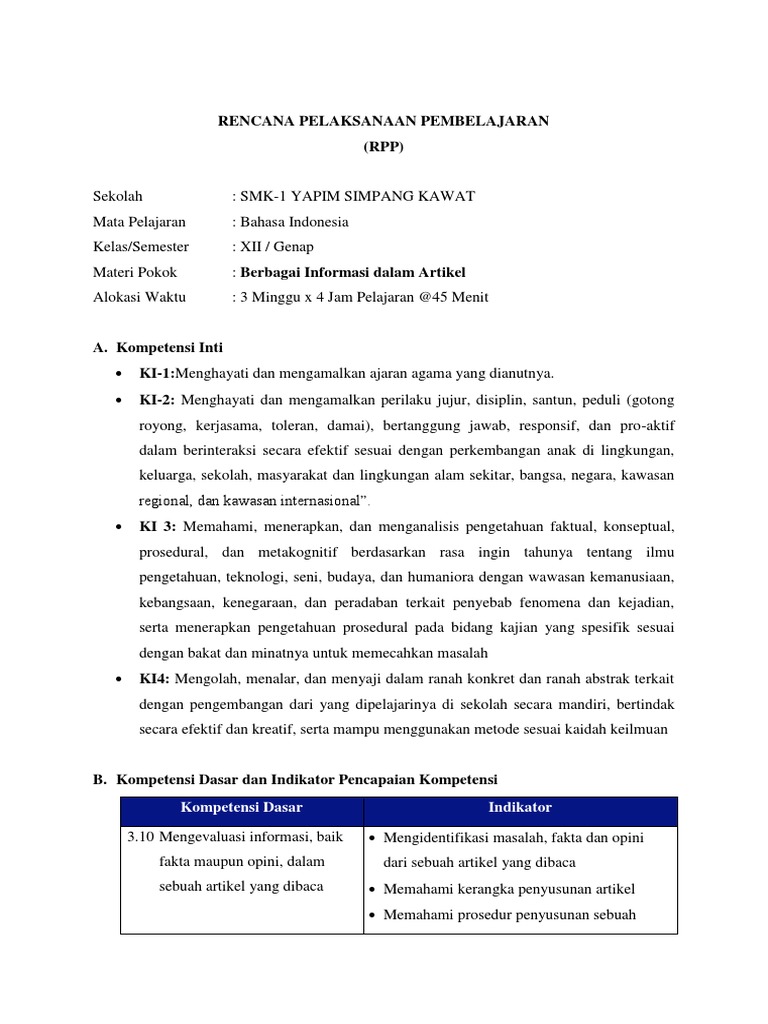 Teks Artikel 3 10 Dan 4 10 Pdf
