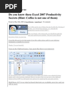 Download EXCEL 2007 Secrets by Edward Angello Thomas SN42214206 doc pdf