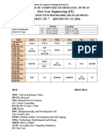 First Year Engineering (FE) Division: Fe-7 (Room No. F1-206)