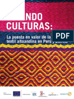 Hilando Culturas:: La Puesta en Valor de La Tradición Textil Altoandina en Perú y Bolivia