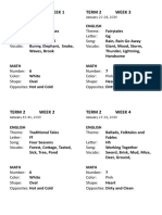 Gfhijklterm 2 Week 1 Term 2 Week 3: January 6-10, 2019 January 20-24, 2019