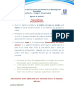 Maestría en Docencia Universitaria Con Orientación en Estrategias de Aprendizaje Curso Teorías y Enfoques Del Aprendizaje Agenda de La Clase 7